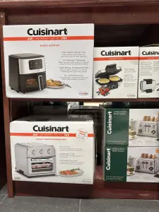 Cuisinart air fryers, pizzelle presses and toasters
