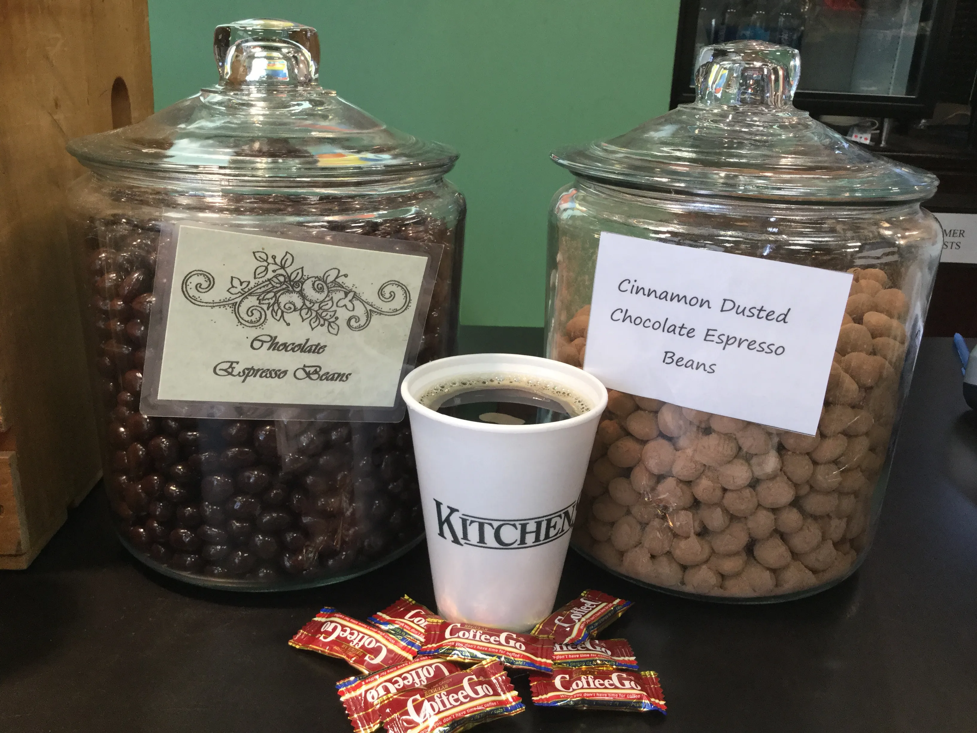 Chocolate espresso beans