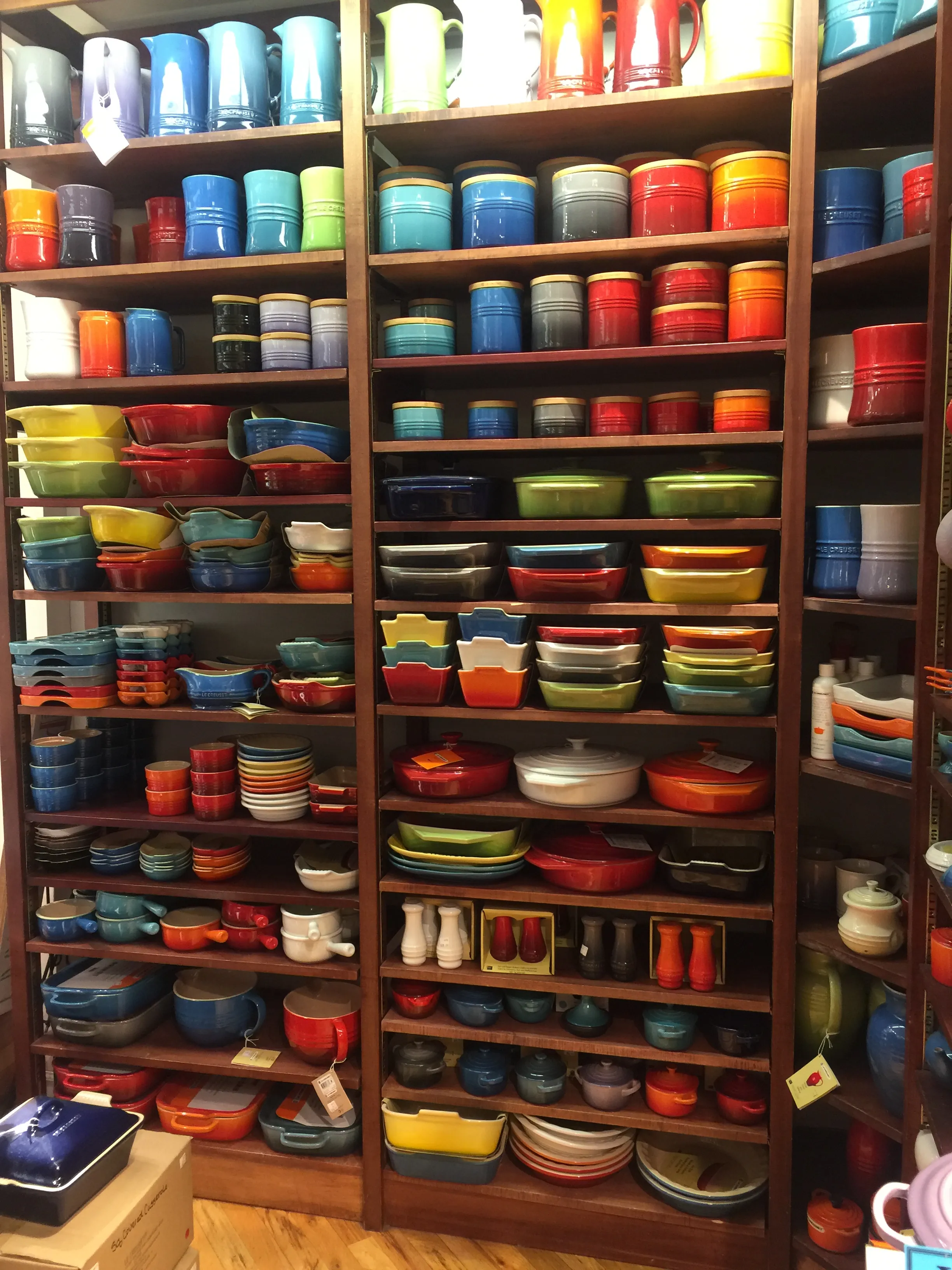 Le Creuset wall