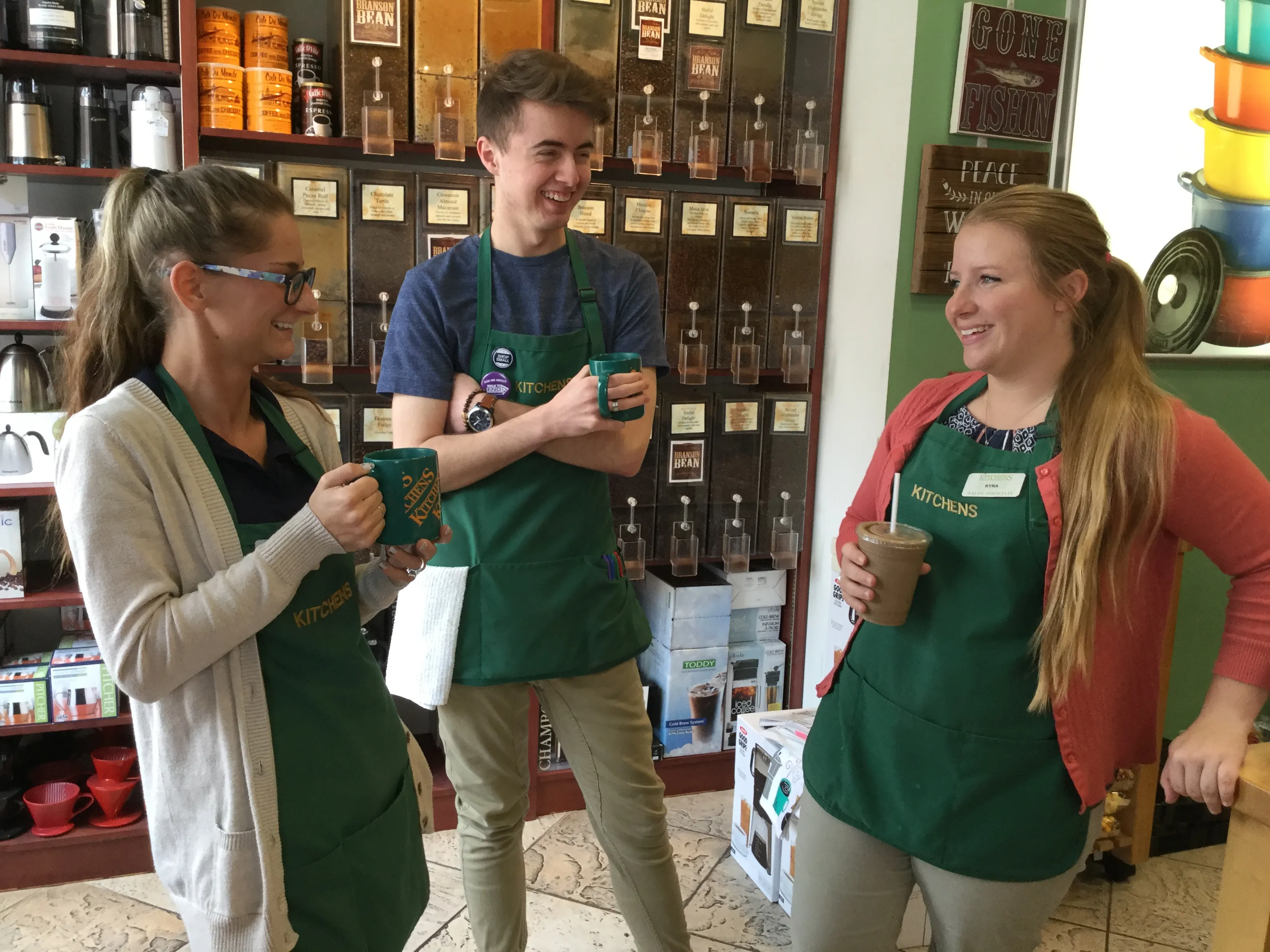 Our staff at the coffee bar