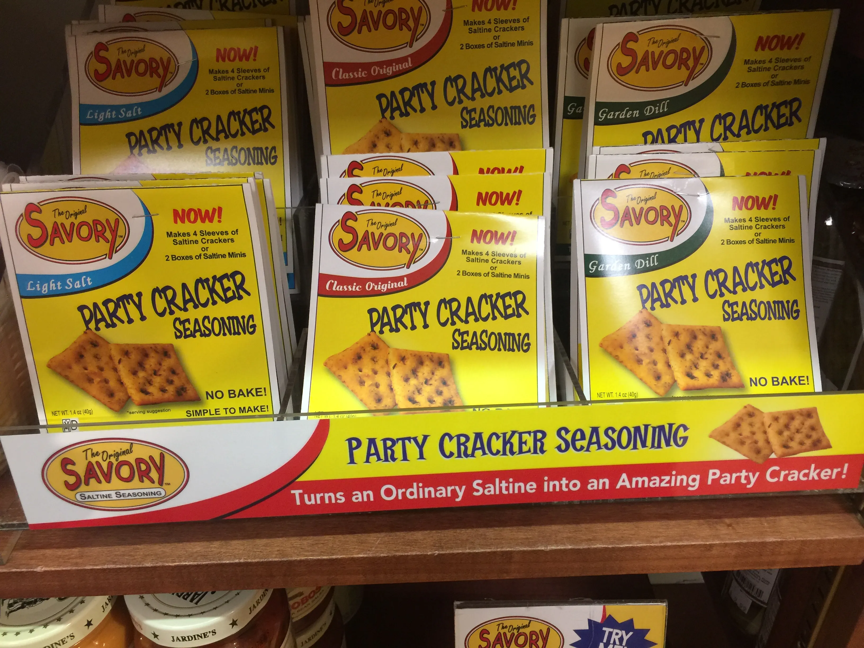 Savory cracker seasoning