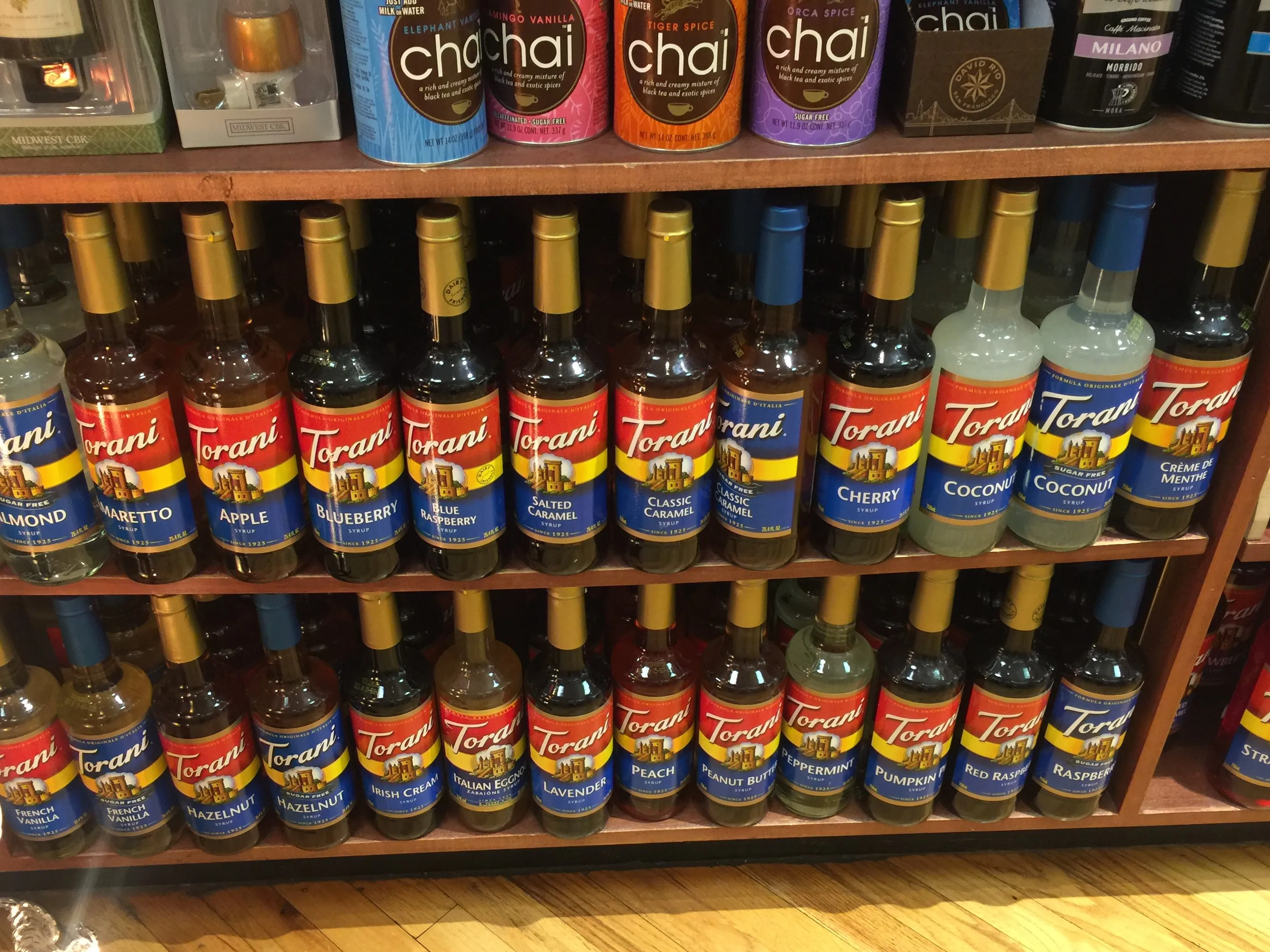 Torani syrups